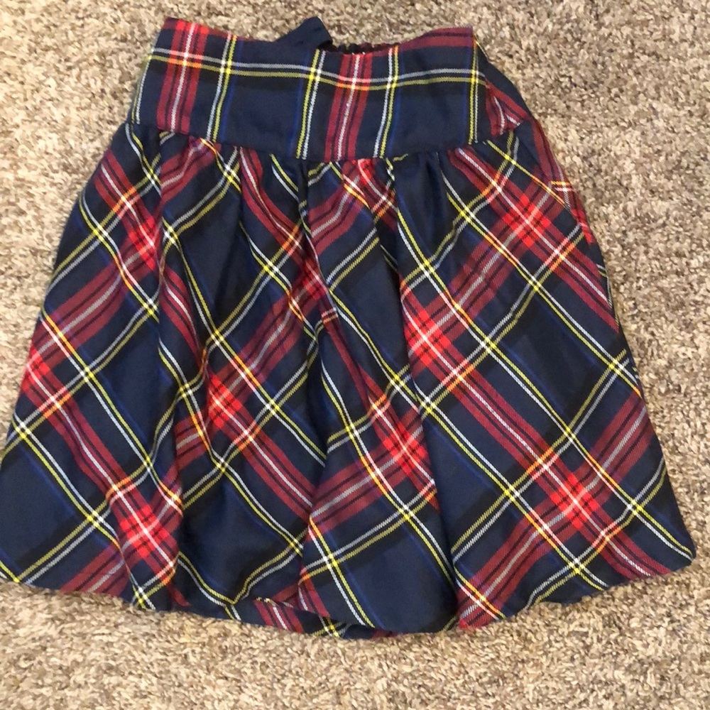 Plaid skirt, lined!